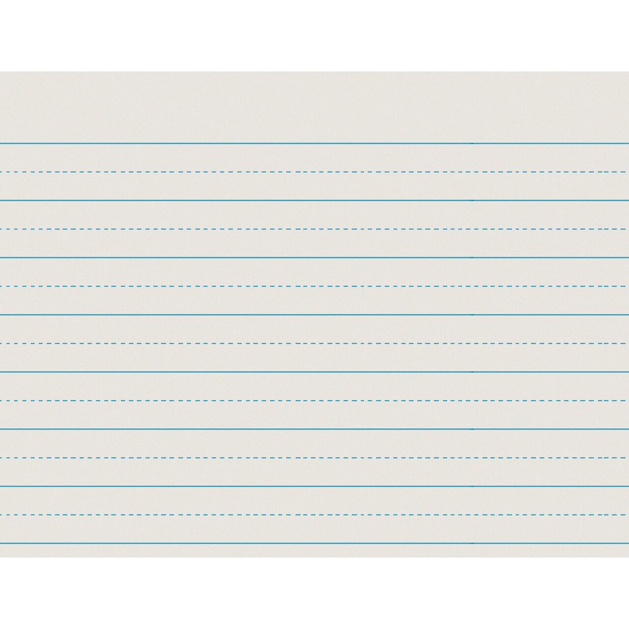 Newsprint Handwriting Paper, Alternate Dotted, Grade 1, 1" x 1/2" Ruled Long, 11" x 8-1/2", 500 Sheets